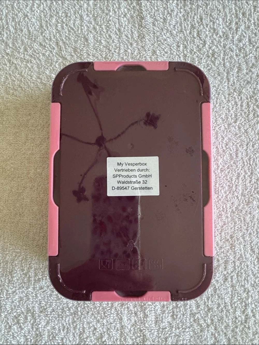 My Vesperbox Lite Pink Bento Lunch Box Food Storage Container